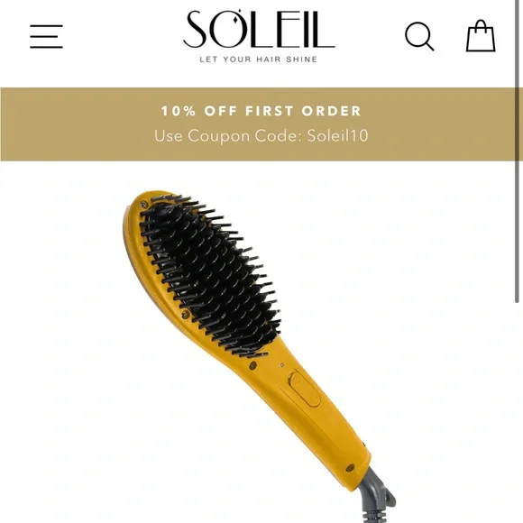 Soleil | Hair | Soleil Mini Heat Brush | Poshmark display picture 1